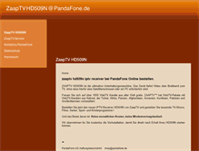 Tablet Screenshot of handyshop.pandafone.de